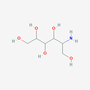 molecular formula C6H15NO5 B1616976 5-Aminohexane-1,2,3,4,6-pentol CAS No. 2351-14-6