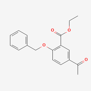 Ethyl 5-acetyl-2-benzyloxybenzoate