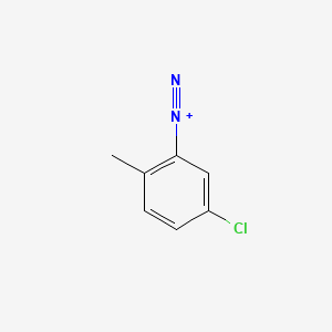 molecular formula C7H6ClN2+ B1616999 5-Chloro-2-methylbenzenediazonium CAS No. 27580-35-4