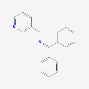 1,1-diphenyl-N-(pyridin-3-ylmethyl)methanimine