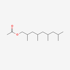 molecular formula C15H30O2 B1617004 1-Nonanol, 2,4,6,8-tetramethyl-, acetate CAS No. 68922-14-5