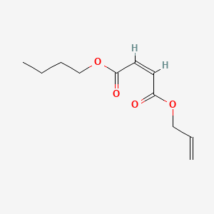 molecular formula C11H16O4 B1617005 2-Butenedioic acid (2Z)-, butyl 2-propenyl ester CAS No. 68969-35-7