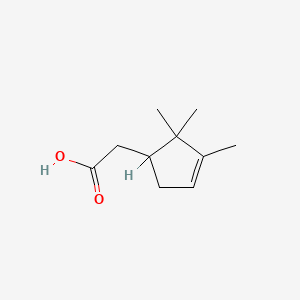 2-(2,2,3-Trimethylcyclopent-3-en-1-yl)acetic acid