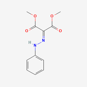 molecular formula C11H12N2O4 B1617036 Dimethyl 2-(2-phenylhydrazono)malonate CAS No. 13732-26-8