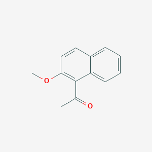 molecular formula C13H12O2 B1617039 1-Acetyl-2-methoxynaphthalene CAS No. 5672-94-6