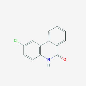 molecular formula C13H8ClNO B1617042 2-氯-5H-吩并啶-6-酮 CAS No. 27353-44-2