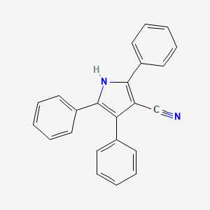molecular formula C23H16N2 B1617046 2,4,5-Triphenyl-1h-pyrrole-3-carbonitrile CAS No. 63324-77-6