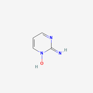 molecular formula C4H5N3O B1617048 (2e)-2-Iminopyrimidin-1(2h)-ol CAS No. 35034-15-2