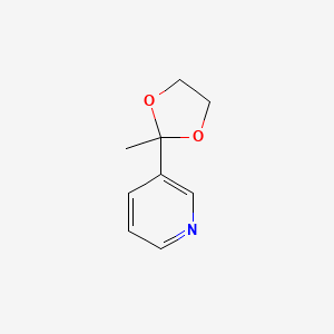 3-(2-Methyl-1,3-dioxolan-2-yl)pyridine