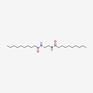 molecular formula C22H44N2O2 B1617054 Decanamide, N,N'-1,2-ethanediylbis- CAS No. 51139-08-3