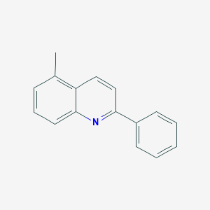 molecular formula C16H13N B1617057 5-Methyl-2-phenylquinoline CAS No. 500595-66-4