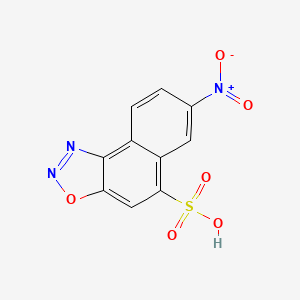 Naphth[1,2-d][1,2,3]oxadiazole-5-sulfonic acid, 7-nitro-