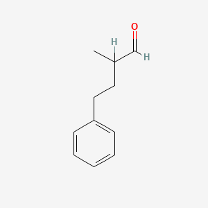 molecular formula C11H14O B1617076 2-Methyl-4-phenylbutanal CAS No. 40654-82-8