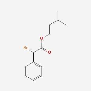 3-Methylbutyl bromo(phenyl)acetate