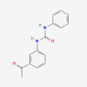 molecular formula C15H14N2O2 B1617083 1-(3-acetylphenyl)-3-phenylurea CAS No. 42865-77-0