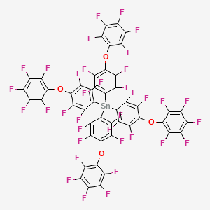 Tetrakis[2,3,5,6-tetrafluoro-4-(pentafluorophenoxy)phenyl]stannane