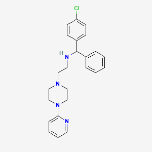 1-(2-(alpha-(p-Chlorophenyl)benzylamino)ethyl)-4-(2-pyridyl)piperazine
