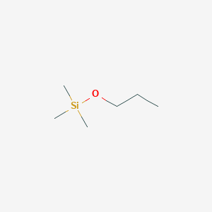 molecular formula C6H16OSi B161712 Silane, trimethylpropoxy- CAS No. 1825-63-4