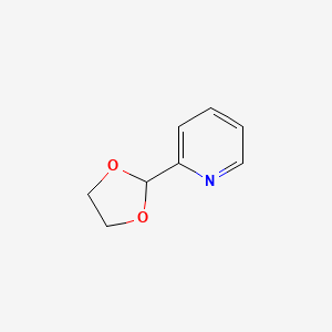 molecular formula C8H9NO2 B1617145 Pyridine-2-carbaldehyde ethylene acetal CAS No. 5693-54-9