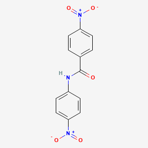 molecular formula C13H9N3O5 B1617148 4,4'-Dinitrobenzanilide CAS No. 6333-15-9