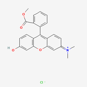 N-(6-Hydroxy-9-(2-(methoxycarbonyl)phenyl)-3H-xanthen-3-ylidene)-N,N-dimethylammonium chloride
