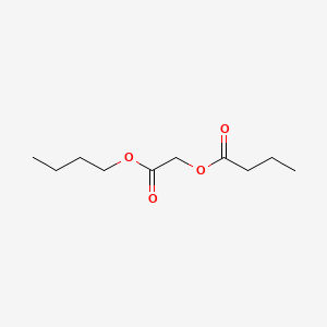 molecular formula C10H18O4 B1617157 2-Butoxy-2-oxoethyl butyrate CAS No. 94022-04-5