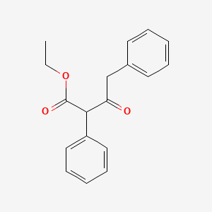 molecular formula C18H18O3 B1617159 Ethyl alpha,gamma-diphenylacetoacetate CAS No. 2901-29-3