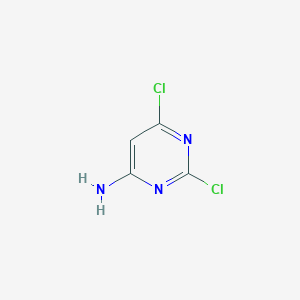 molecular formula C4H3Cl2N3 B161716 4-Amino-2,6-dichloropyrimidine CAS No. 10132-07-7