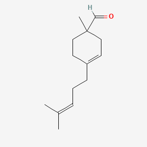 1-Methyl-4-(4-methyl-3-pentenyl)cyclohex-3-ene-1-carbaldehyde