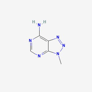 molecular formula C5H6N6 B1617163 3-Methyl-3h-[1,2,3]triazolo[4,5-d]pyrimidin-7-amine CAS No. 6312-55-6