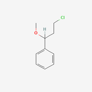 (3-Chloro-1-methoxypropyl)benzene