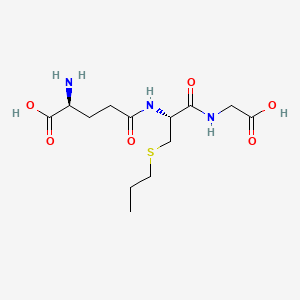 molecular formula C13H23N3O6S B1617174 S-(Propyl)glutathione CAS No. 24425-53-4