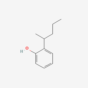 molecular formula C11H16O B1617177 2-(1-Methylbutyl)phenol CAS No. 87-26-3