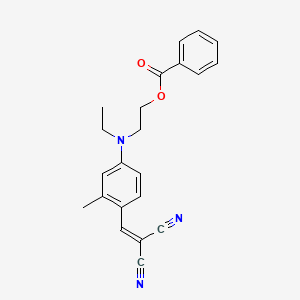 Propanedinitrile, [[4-[[2-(benzoyloxy)ethyl]ethylamino]-2-methylphenyl]methylene]-