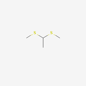 molecular formula C4H10S2 B1617194 1,1-Bis(methylsulfanyl)ethane CAS No. 7379-30-8