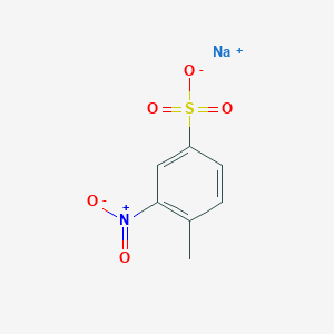 molecular formula C7H6NNaO5S B1617212 Sodium 4-methyl-3-nitrobenzenesulphonate CAS No. 51591-66-3