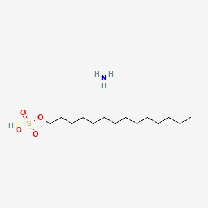 molecular formula C14H33NO4S B1617214 Ammonium tetradecyl sulfate CAS No. 52304-21-9