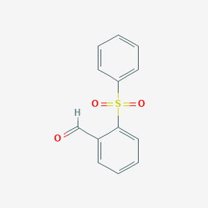 molecular formula C13H10O3S B161722 2-(苯磺酰基)苯甲醛 CAS No. 126076-76-4