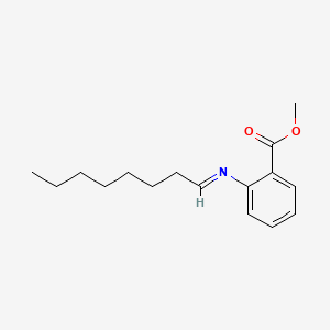 molecular formula C16H23NO2 B1617220 Methyl 2-(octylideneamino)benzoate CAS No. 67801-44-9