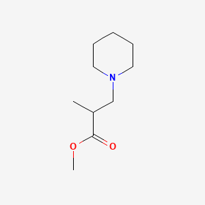 molecular formula C10H19NO2 B1617224 Methyl 2-methyl-3-(piperidin-1-yl)propanoate CAS No. 4151-04-6
