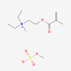 Ethanaminium, N,N-diethyl-N-methyl-2-[(2-methyl-1-oxo-2-propenyl)oxy]-, methyl sulfate