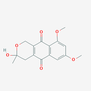 molecular formula C16H16O6 B161723 Herbarin CAS No. 36379-67-6