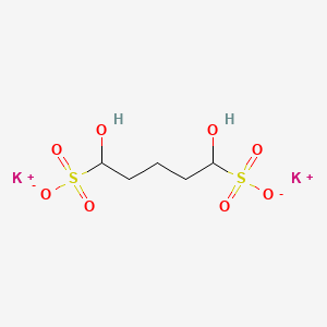 molecular formula C5H10K2O8S2 B1617231 Dipotassium 1,5-dihydroxypentane-1,5-disulphonate CAS No. 68310-08-7
