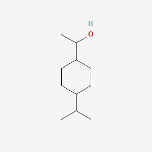 molecular formula C11H22O B1617246 Cyclohexanemethanol, alpha-methyl-4-(1-methylethyl)- CAS No. 63767-86-2