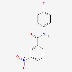 molecular formula C13H9FN2O3 B1617252 N-(4-fluorophenyl)-3-nitrobenzamide CAS No. 33489-69-9
