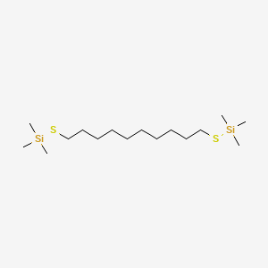 molecular formula C16H38S2Si2 B1617256 2,2,15,15-Tetramethyl-3,14-dithia-2,15-disilahexadecane CAS No. 22396-25-4