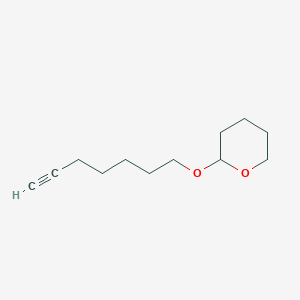molecular formula C12H20O2 B1617258 6-Heptynyl tetrahydro-2H-pyran-2-yl ether CAS No. 37011-86-2