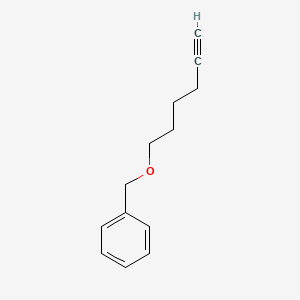 molecular formula C13H16O B1617261 Hex-5-ynyloxymethyl-benzene CAS No. 60789-55-1