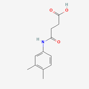 molecular formula C12H15NO3 B1617271 Succinamic acid, N-(3,4-dimethylphenyl)- CAS No. 69517-61-9