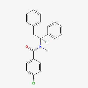 4-Chloro-N-(1,2-diphenylethyl)-N-methylbenzamide